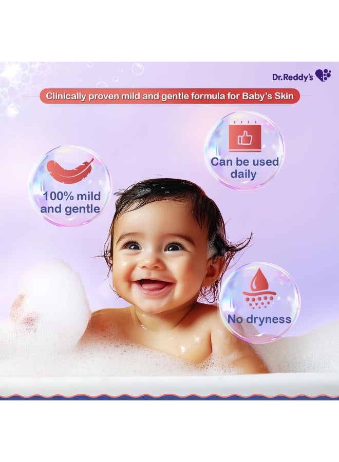 Venusia Baby Mild Bathing Bar | Non-irritating, pH 5.5 and Paraben Free | Enriched with Shea Butter, Olive Oil and Avocado Oil| Dermatologist recommended no 1 brand | 75g - Image 3